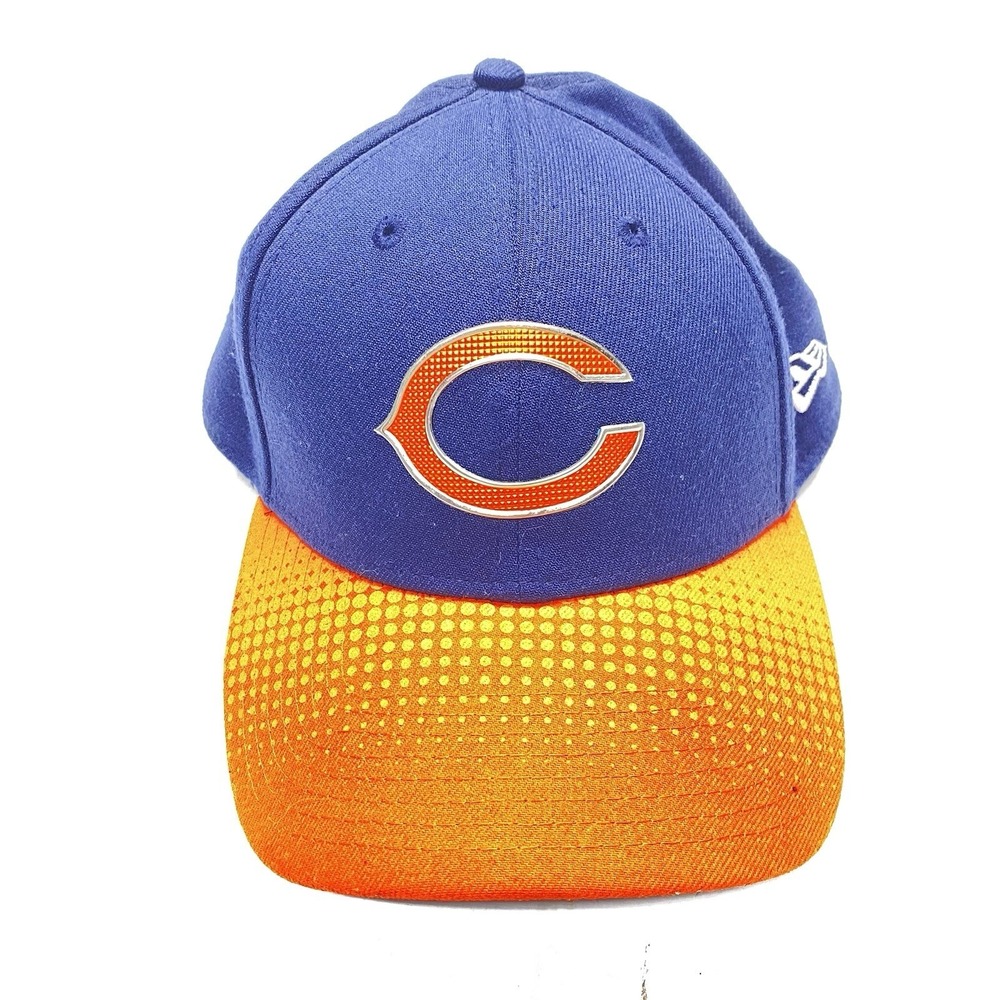 Chicago Bears Hat New Era 39Thirty Blue Cap NFL Football Adult Size S/M